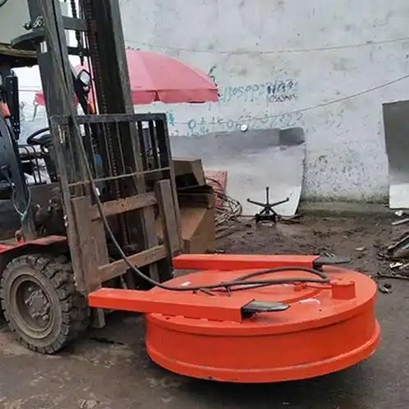 行车电磁吸盘强力怪手起重吸盘吸废钢铁屑钢球高频强磁电磁吸盘