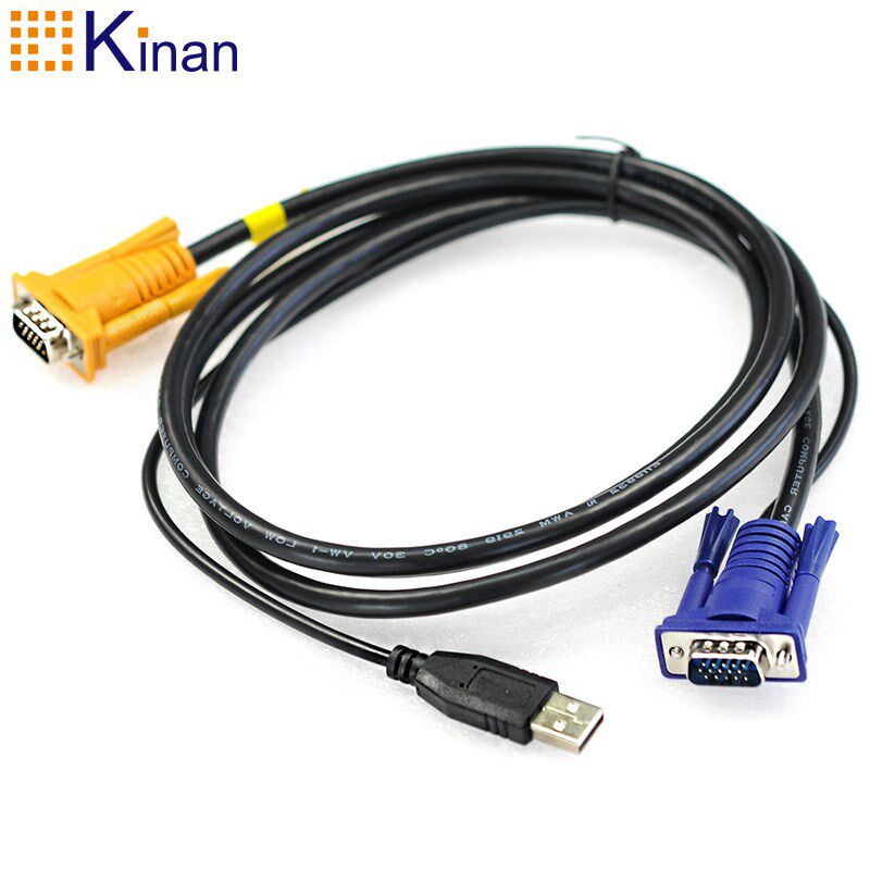 秦安(Kinan)kvm切换器专用连接线 USB连接线 CH-1802U 1.8米