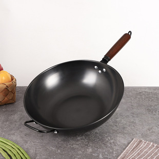 陶晶不粘炒锅不锈锅无油烟无涂层家用炒菜锅礼品锅百货