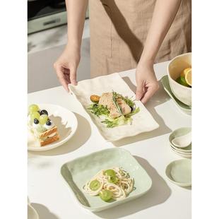 家用碗202新款 奶油风碗碟套装 碗筷盘子组合碗具碗盘餐具一件起批