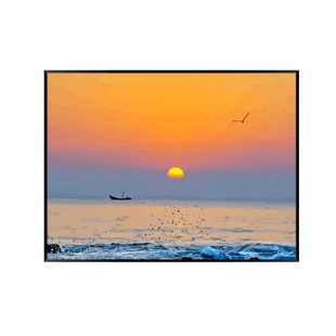 diy数字油画风景日出填充填色丙烯画手工绘画减压油彩客厅装饰画