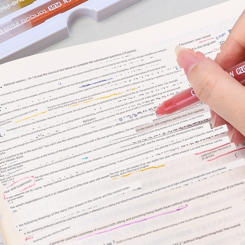 蓝果#航小梦24色新款闪光特效绘画手账笔套装彩色可叠色中性笔1.0