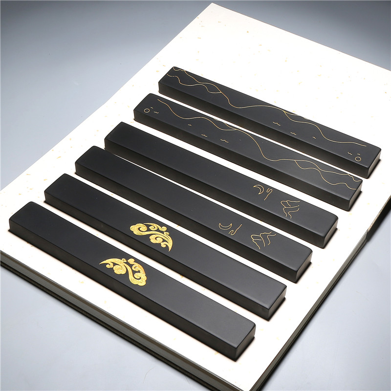 文创石头镇尺千里江山压书老坑歙砚镇纸压条文房四宝书法用品礼盒,文具电教/文化用品/商务用品,文房四宝,淘宝优惠券,粉丝福利购,淘宝优惠卷