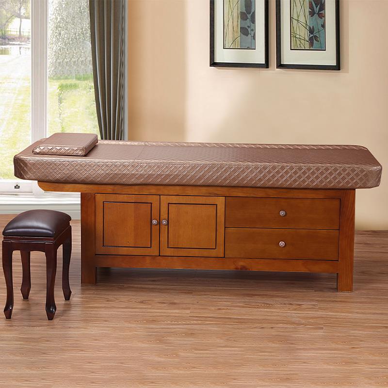 高档实木美容床美容院专用按摩床推拿床榫卯整张结构免安装不晃响