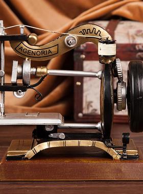 复古老式缝纫机模型 家居软装饰品摆件 服装店摆设 橱窗陈列道具