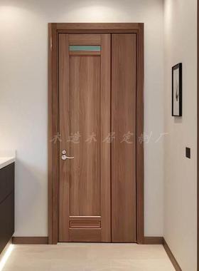 折叠门PD门卫生间门厨房门卧室门厕所门定制移门无下轨三七折叠门