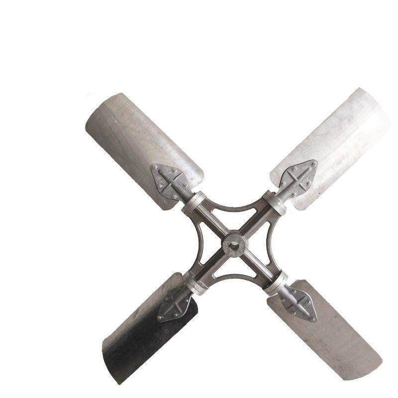 冷却塔风扇风机风叶铝合金铸铝机翼风叶冷却塔电机配件2024年热销