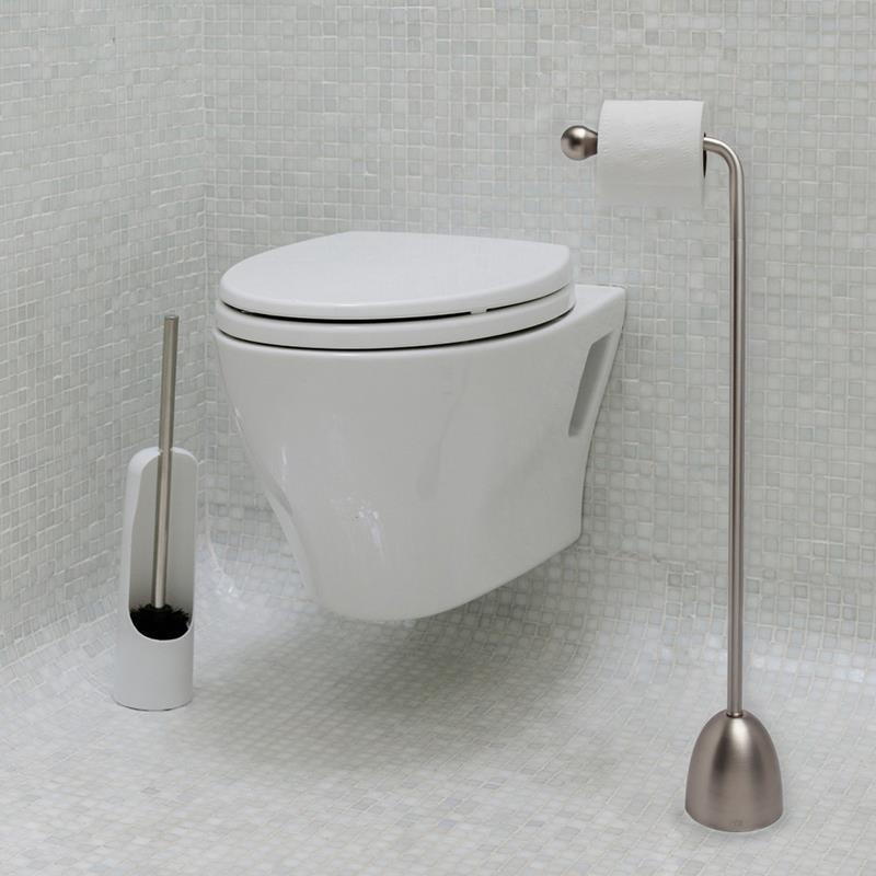 Umbra 化妆室纸巾架卷筒卫生纸架落地式卫生纸架别墅置地式免打孔