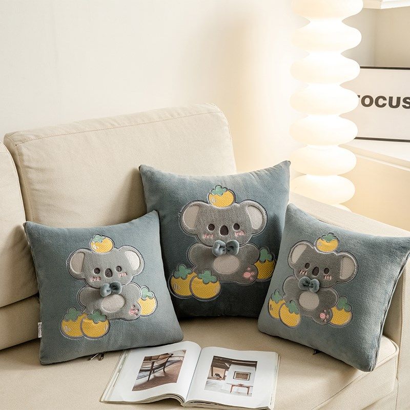 加厚抱枕被子毛毯两用办公室午睡毯二合一汽车用靠枕车载可爱枕头,居家布艺,抱枕被,淘宝优惠券,粉丝福利购,淘宝优惠卷