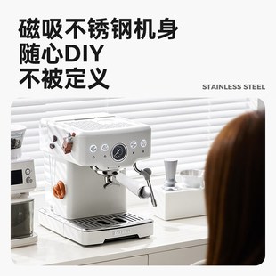 柏翠海盐小方Pro意式浓缩咖啡机家用全半自动小型一体商用打奶泡
