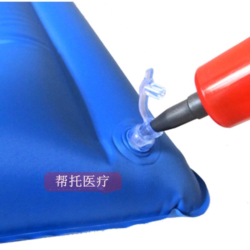 轮椅坐便椅气垫透气家用充气方形防褥疮气圈座便椅V大小便坐垫躺