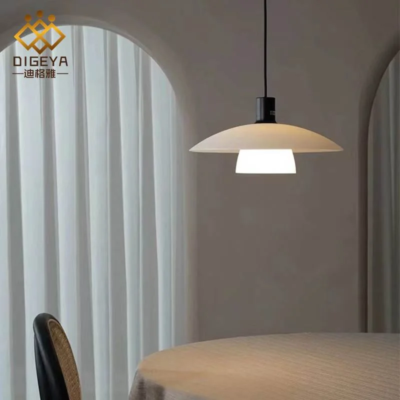 诧寂风小吊灯日式单头吊灯丹麦现代简约玻璃ph5餐厅灯吊灯