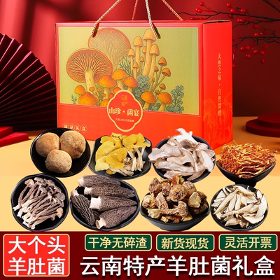 云南菌菇特产松茸羊肚菌年货礼盒