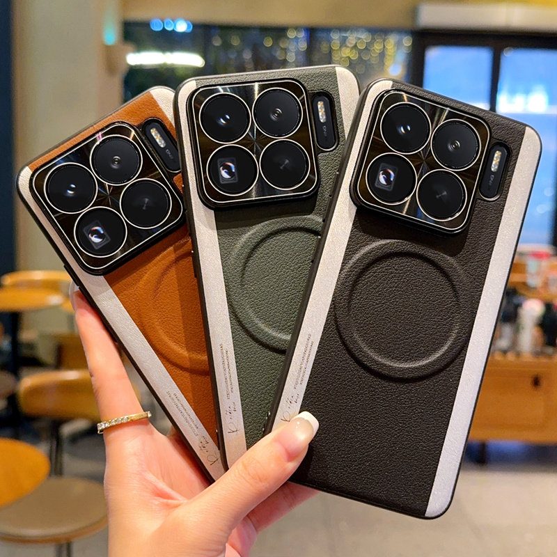 津齐适用于小米15sPro手机壳小米15Ultra超强磁吸保护小米14Ultra高级感网红13Ultra时尚简约百搭创意男女