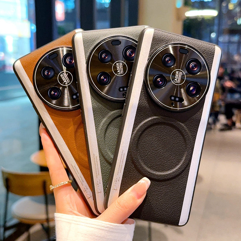 津齐适用于小米13Ultra手机壳小米14Ultra超强磁吸保护小米15Ultra高级感网红时尚简约百搭创意小众男女