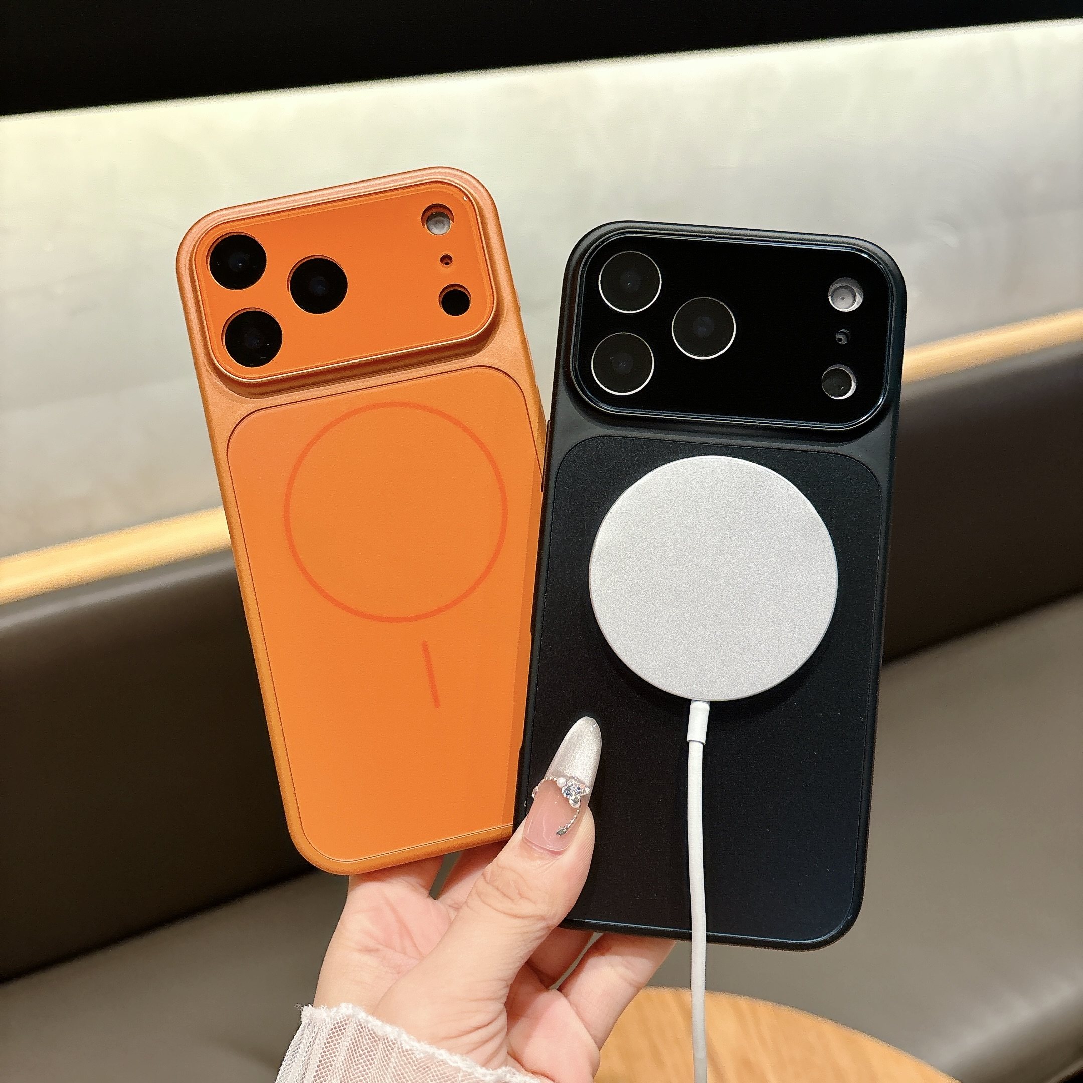 秒变17promax适用苹果16promax手机壳镜头全包iPhone17pro新品15磨砂玻璃壳14promax防摔13磁吸17air保护套壳