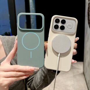 肤感硬壳适用红米K90ProMax磁吸手机壳K80Pro保护壳光面肤感K80至尊版保护套k90新款高级感全包防摔男女款