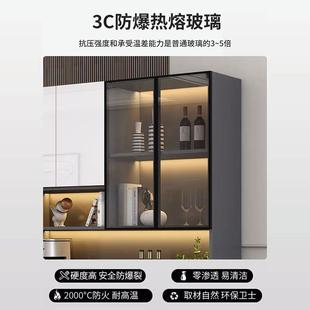 餐边柜高柜一体靠墙现代简约客厅储物柜厨房碗柜橱柜家用置物酒柜