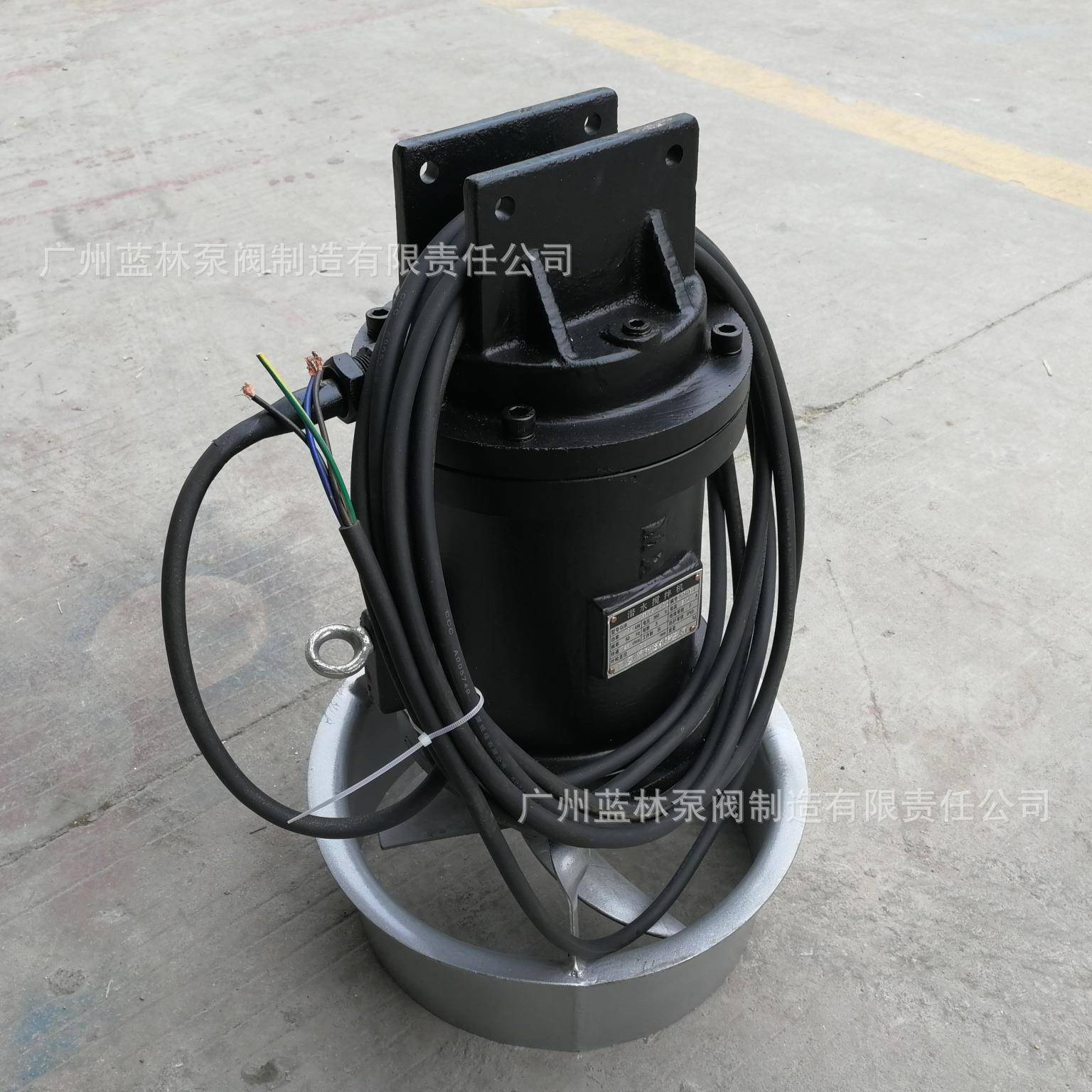 QJB型潜水搅拌机QB1.5/8-00/J3QJB潜水-740续作业污水池液连下4推