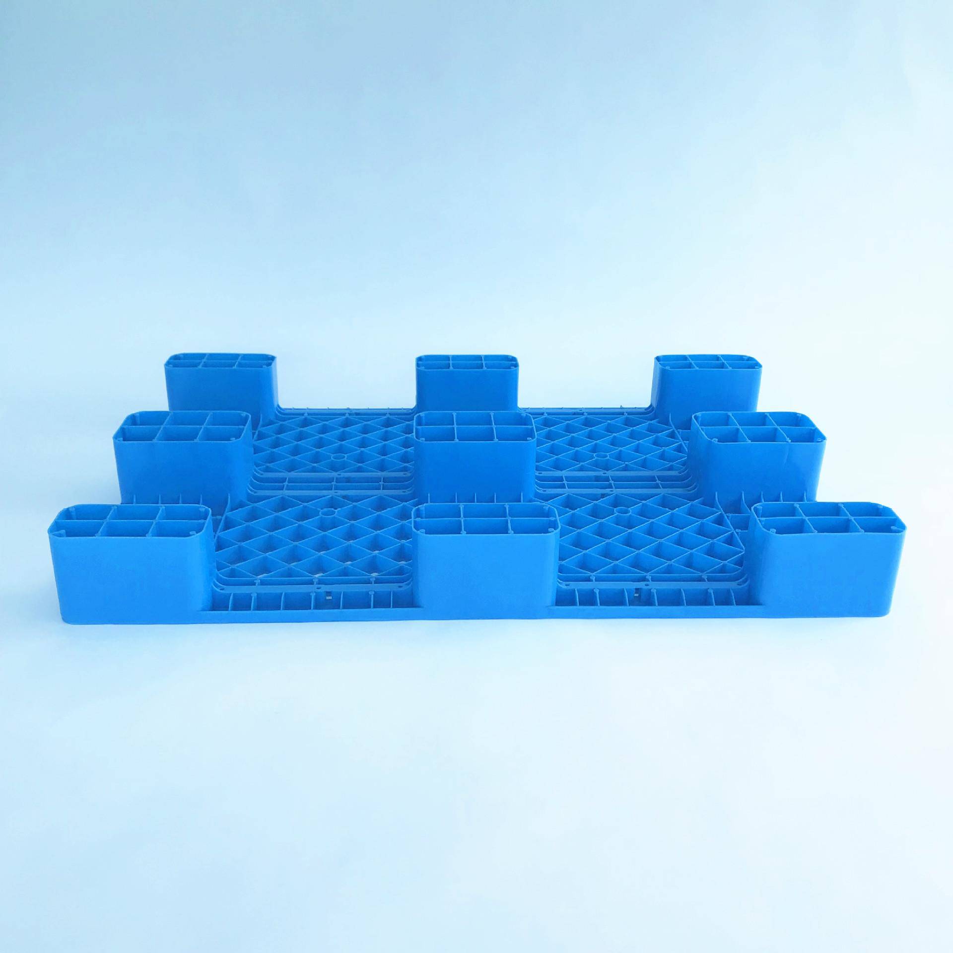 PFB上盘重托型网格九脚塑料盘托货海架货物堆码防潮栈板仓库垫板