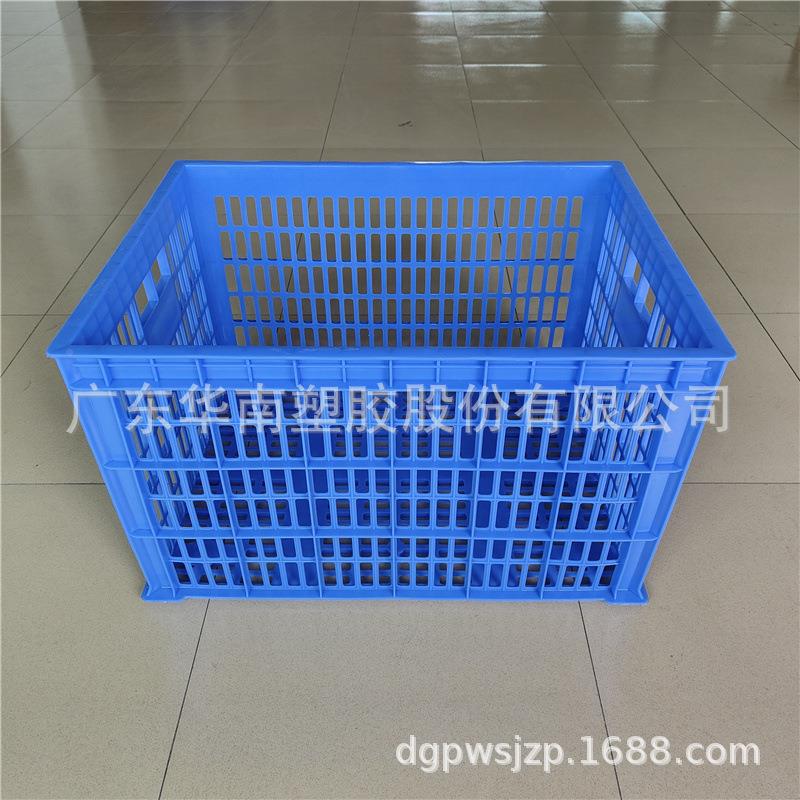 XME厚周转筐80*60*510mm物料框加塑零件盒料箩塑胶筐可堆叠服装筐