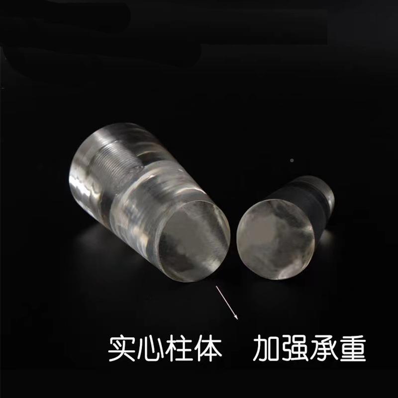 床中式加亚克力发沙茶几脚脚欧式透明家具脚KKH电视柜厚水晶支撑