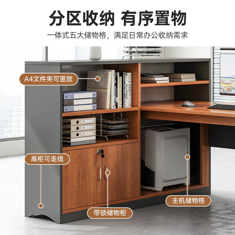 办公桌员工位简约现代办公室卡座财务隔断屏风工作位职员桌椅组合