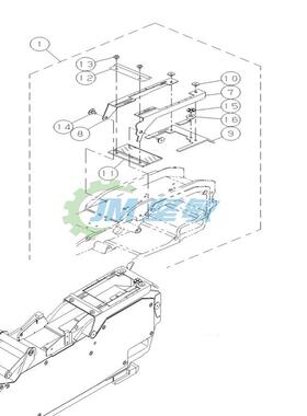 适用 贴片机飞达CM402CN602NPM72MM飞达压料盖配件 N610072587AB