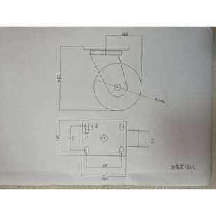 脚轮 8寸 超重型高强度尼龙万向轮优冠脚轮载重1000公斤纯尼龙轮