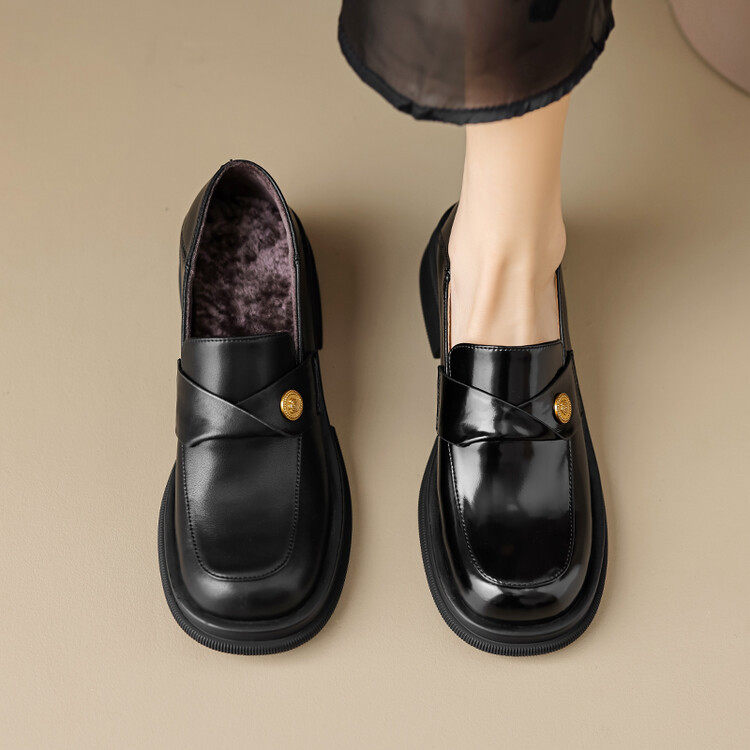 秋冬季加绒乐福鞋女漆皮平底软底舒适小皮鞋法式牛皮软皮深口单鞋,户外/登山/野营/旅行用品,登山鞋/徒步鞋,淘宝优惠券,粉丝福利购,淘宝优惠卷