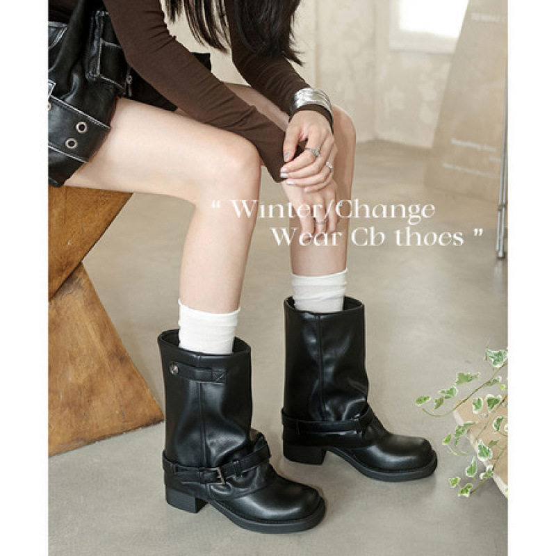 新款复古风褶皱短筒堆堆靴女辣妹显瘦西部牛仔靴子时尚骑士靴,户外/登山/野营/旅行用品,登山鞋/徒步鞋,淘宝优惠券,粉丝福利购,淘宝优惠卷