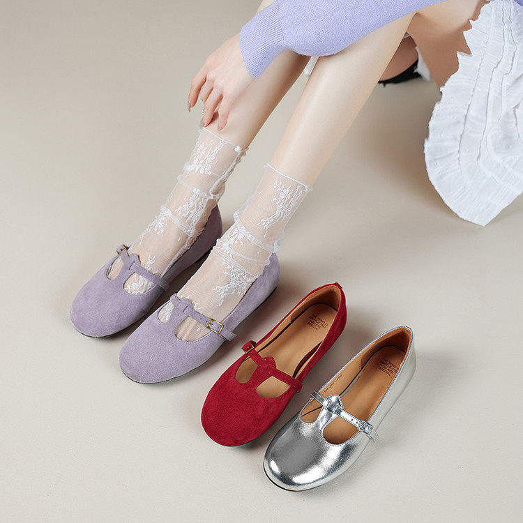 甜美玛丽珍单鞋女2025春季新款可爱圆头浅口丁字扣带平底鞋小皮鞋,户外/登山/野营/旅行用品,登山鞋/徒步鞋,淘宝优惠券,粉丝福利购,淘宝优惠卷