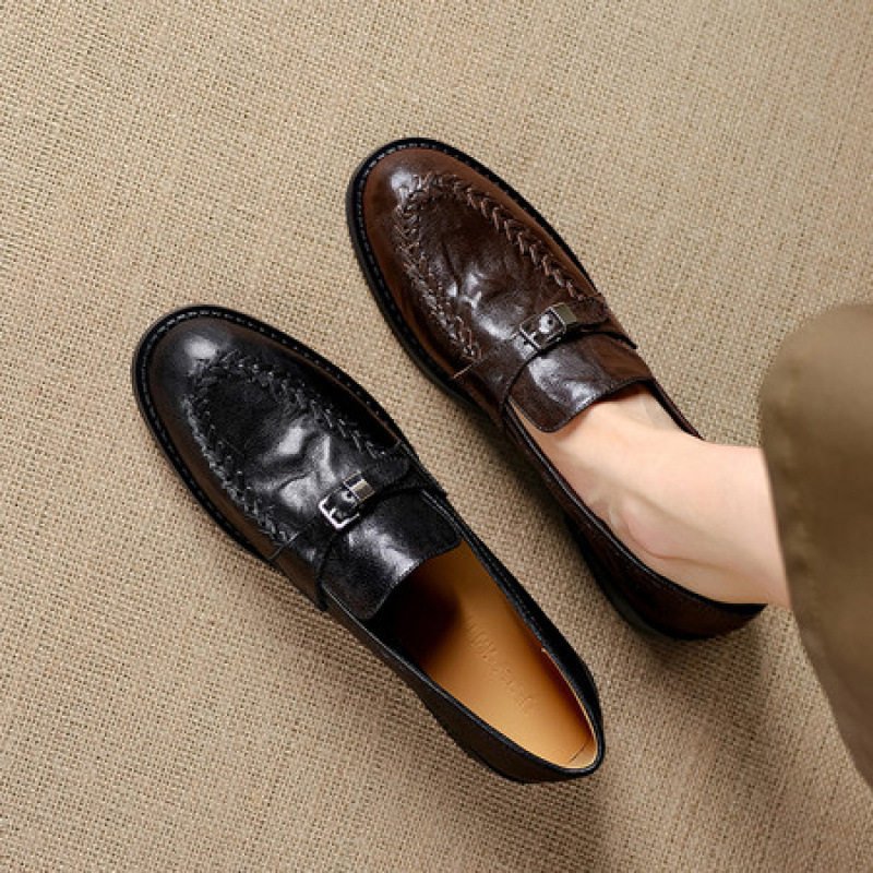 女士经典大方时尚2025年秋冬圆头粗跟中跟乐福小皮鞋流行深口单鞋,户外/登山/野营/旅行用品,登山鞋/徒步鞋,淘宝优惠券,粉丝福利购,淘宝优惠卷