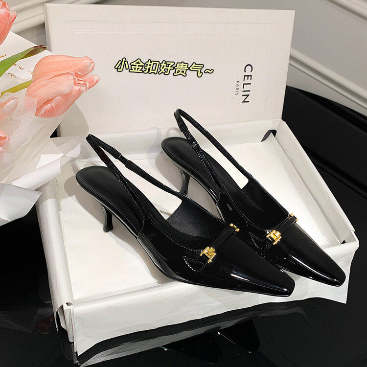 跨境欧美黑色性感方头一字带高跟鞋凉鞋女款,户外/登山/野营/旅行用品,登山鞋/徒步鞋,淘宝优惠券,粉丝福利购,淘宝优惠卷