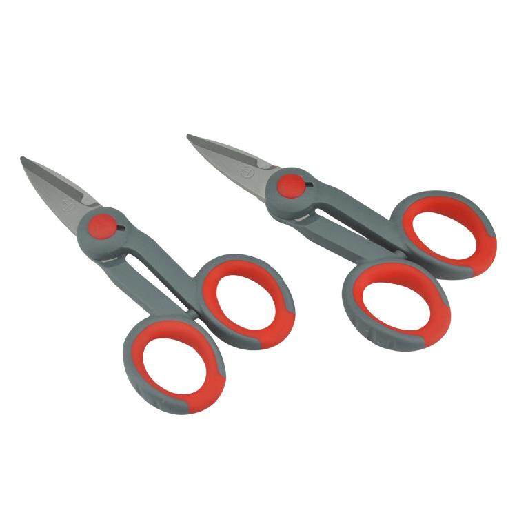 钓鱼剪刀不锈钢锯齿剪大马强力剪pe碳素鱼线剪子垂钓用品渔具