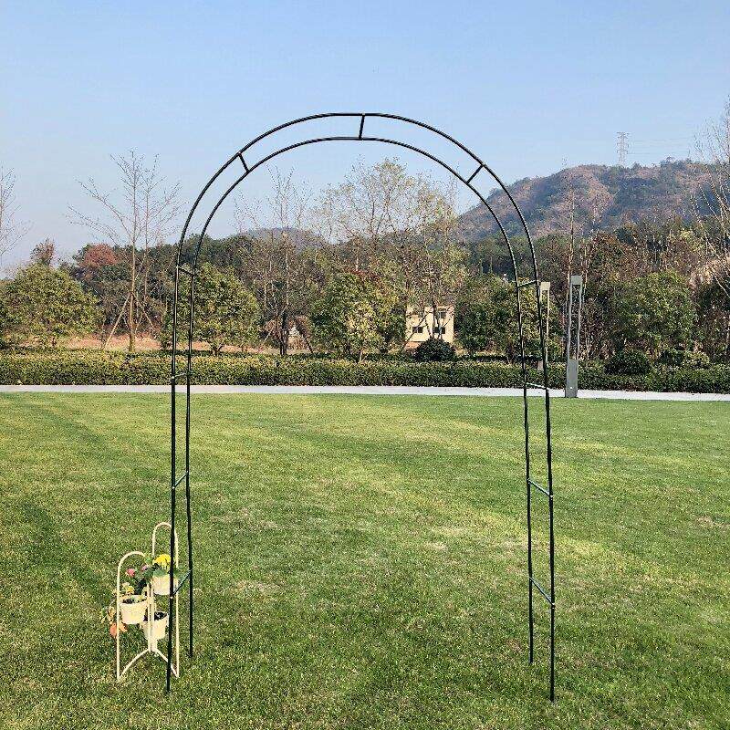 铁艺拱门花架爬藤架户外铁架花架葡萄丝瓜黄瓜月季铁线莲婚庆拱门