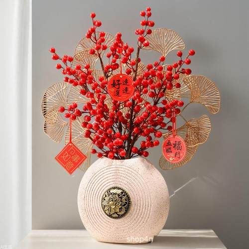 电视柜家居酒柜装饰品客厅玄关摆件发财果乔迁新居礼品结婚送新人