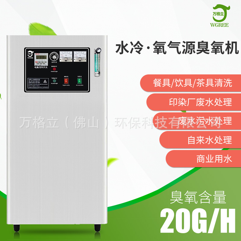 万格立20g氧气源 臭氧发生器 机 设备污水处理杀菌脱色除臭