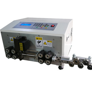 QRBX 專業(yè)新能源電動(dòng)汽車充電樁線束裁線機(jī) 08大平方線電腦剝皮機(jī)