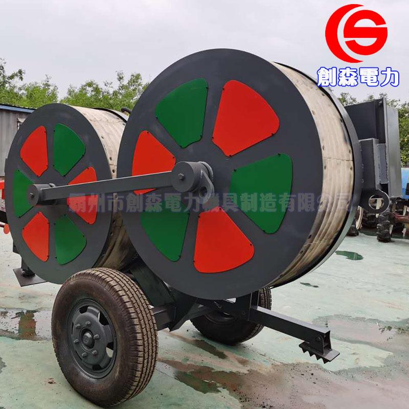 磨芯式液压制动张力机通信施工放线机0.75T光缆被动牵张机