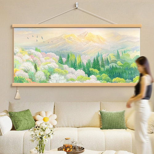 日照金山客厅卧室装饰画