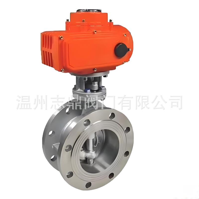 DS943W-16P电动三偏心法兰硬密封蝶阀不锈钢涡轮传动双向压工厂直