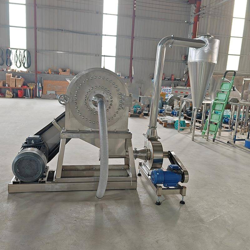 食品盐块粉碎机化工原料碳酸钙破碎机氢氧化钠撕碎打粉锤破机