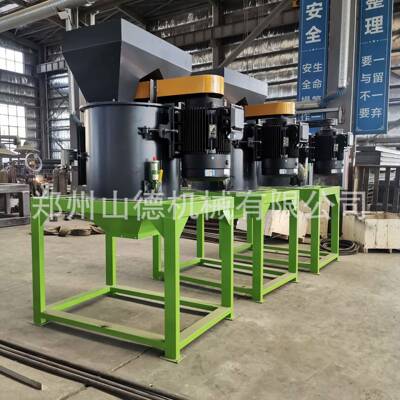 鸡粪有机肥粉碎机堆肥高湿物料立式粉碎设备污泥垃圾破碎机山德