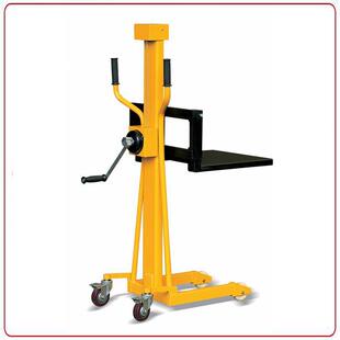 Schmeid/施盾迷你工位车便携手摇机械堆高车LS08钢丝绳升高叉车