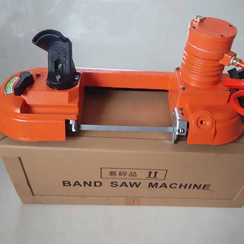 常青机械DLY-10QS2气动带锯 电动轨道切割锯 锯条手持式气动锯床