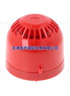 Klaxon PSS-0003电子报警器, 32音调, 9-60 v 直流, 红色