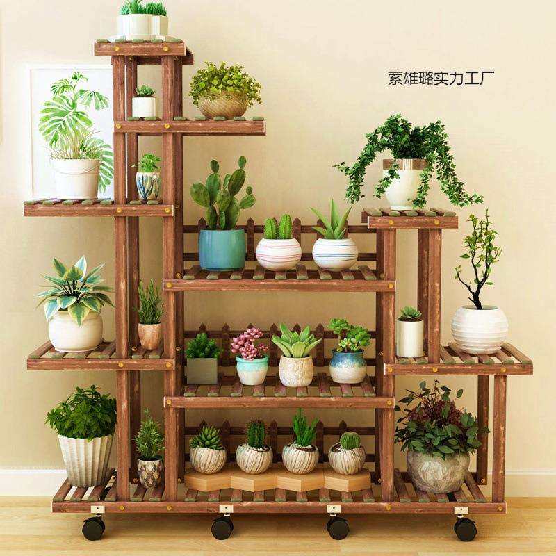 绿萝阳台置物架多肉简易实木花架子室内植物花盆架客厅落地式多层,电子元器件市场,其它元器件,淘宝优惠券,粉丝福利购,淘宝优惠卷