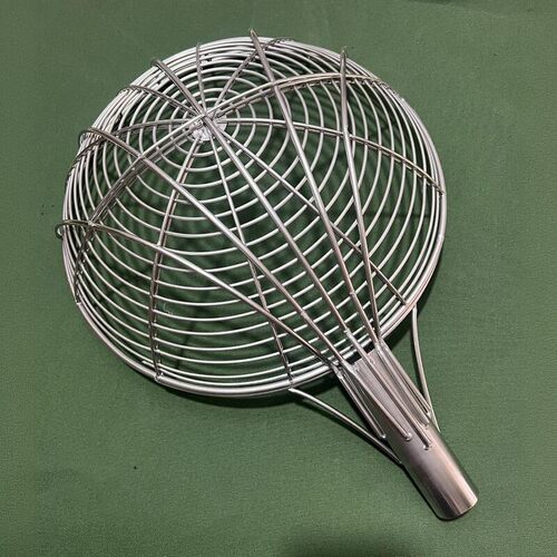 特大号不锈钢大笊篱 漏勺 盘丝线漏 炸篱 捞篱钢丝篱工厂食堂专用