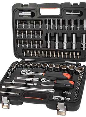 钢盾S010086 86件套棘轮扳手工具套装综合性维修工具组套修车工具